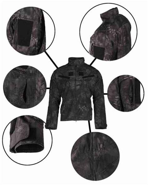 Mil Tec Combat Jacket Chimera Mandra Night Outdoorjacke Jacke Jacken