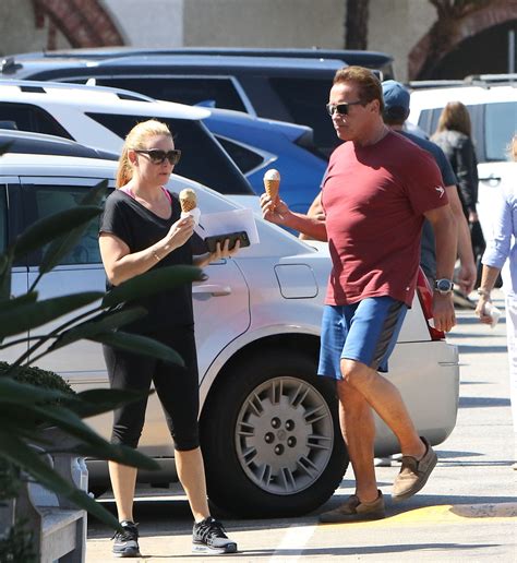 Arnold Schwarzenegger and Girlfriend Heather Milligan Enjoy Ice Cream ...