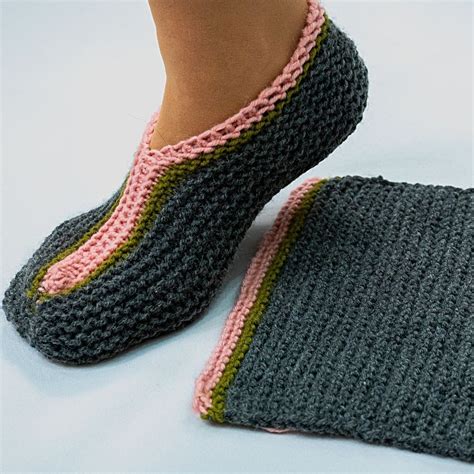 Knitting Moccasin Slippers Tutorial Artofit