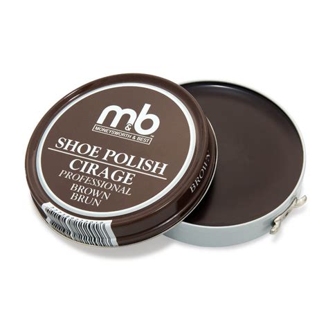 Moneysworth & Best Shoe Polish - Brown 70g | Canex