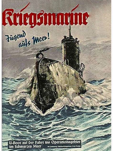 U Boat German Kriegsmarine Wwii Poster For Sale By Edsimoneit