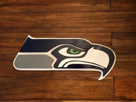 Seattle Seahawks Wooden Sign Logo Etsy