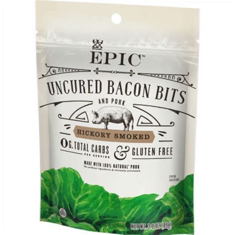 Epic Hickory Smoked Uncured Bacon Bits And Pork Oz Frys Food Stores