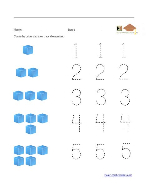 Preschool Math Worksheets — db-excel.com