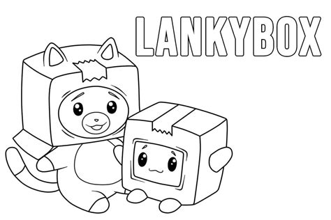 Foxy and Boxy LankyBox coloring page - Download, Print or Color Online ...