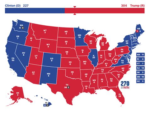 How Electoral College Map Compares With 2020 2016 Newsweek