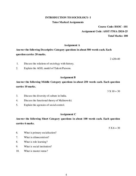 IGNOU BSOC 101 SOLVED ASSIGNMENT 2024 25 ENGLISH MEDIUM