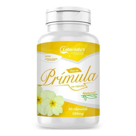 Óleo de Prímula 100 Cápsulas 500mg Labornatus Loja Ipê Ervas e