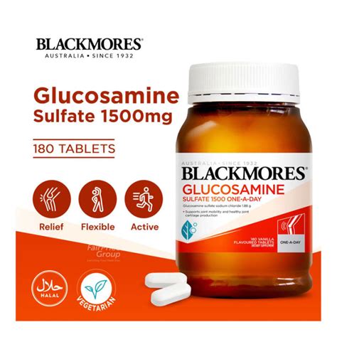 Blackmores Glucosamine Sulfate Mg One A Day Tablets Lazada Ph