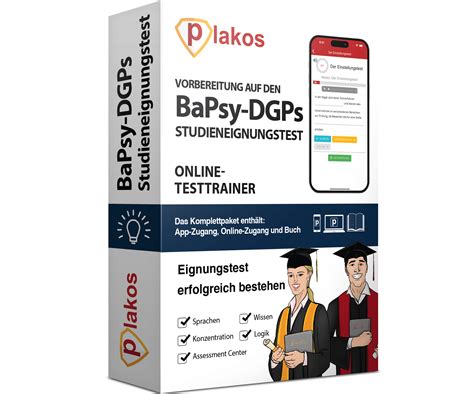 Vorbereitung Für Den Bapsy Dgps Studieneignungstest 2024