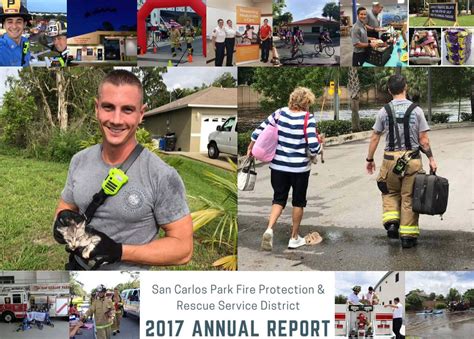 Our 2017 Annual Report Is Now Available San Carlos Park Fire