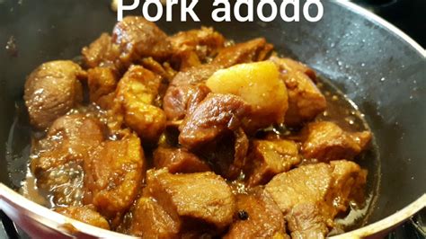 How To Cook Pork Adobo Panlasang Pinoy Youtube