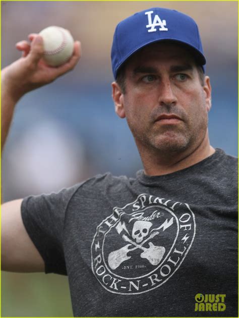 'Let's Be Cops' Stars Jake Johnson & Rob Riggle Throw Out First Pitch ...