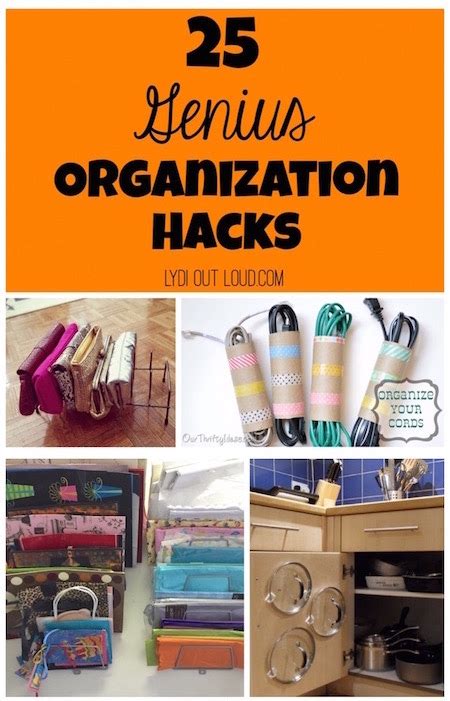 25 Genius Organization Hacks Lydi Out Loud