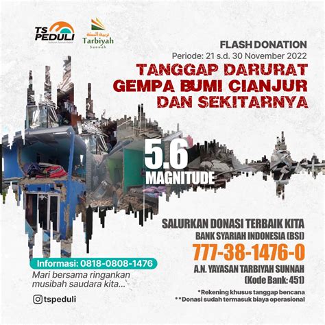 Cianjur Ditimpa Gempa Yuk Bantu Mereka Yayasan Tarbiyah Sunnah
