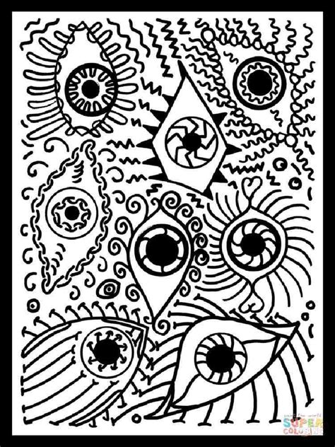 Psychedelic Coloring Pages For Adults