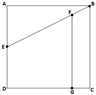 O Quadrado Abcd Da Figura Representa A Rea De Um Bairro Km De