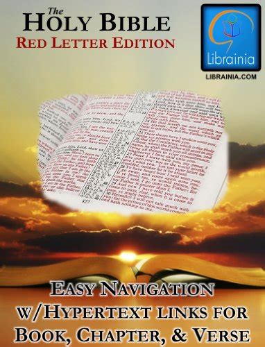 Holy Bible Red Letter Edition With Illustrated History Of The King