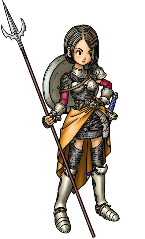 Paladin Female - Characters & Art - Dragon Quest IX | Personaggi ...