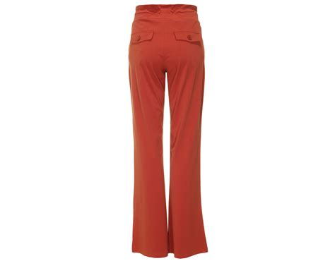 Travel Broek Flared Rust Stretchshop Nl