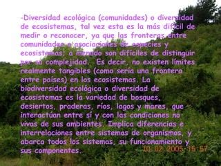 Biodiversidad Ppt