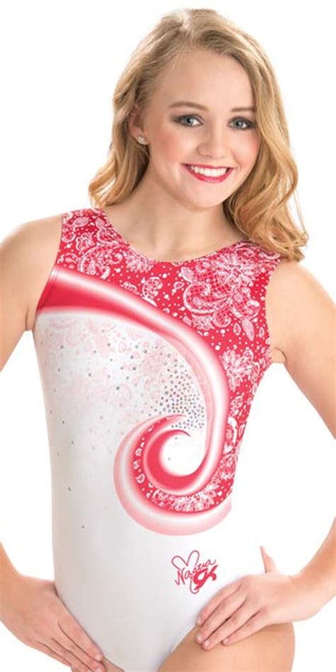 E3584 Peppermint Lace Nastia Liukin Gk Elite Sportswear Gymnastics