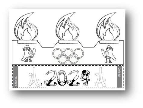 Arts visuels Couronnes sur le thème des Jeux Olympiques Mes tresses