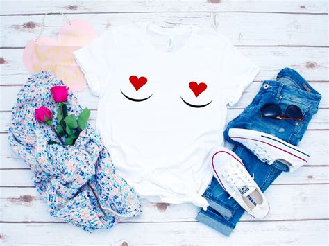 Heart Boob T Shirt Free The Nipple Shirt Woman Rights T Shirt Boobies T Shirt Novelty Gift