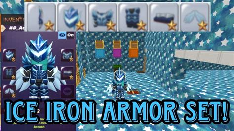 Getting Full Set Of Ice Iron Armor In Skyblock Blockman Go Youtube