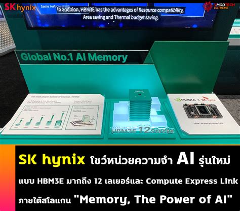 Welcome To Sk Hynix โชว์แรมหน่วยความจำ Ai รุ่นใหม่ที่