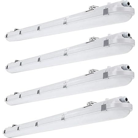 BRILLIHOOD LED Vapor Tight 4FT Light Fixture 40W 5000LM IP65