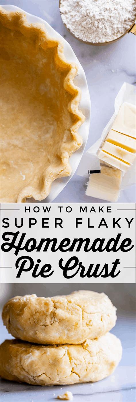 How To Make Flaky Pie Crust Step By Step From The Food Charlatan Recipe Homemade Pie Crust