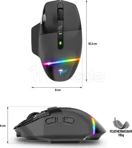 Souris Sans Fil Spirit Of Gamer Xpert M Rgb Noir Pour