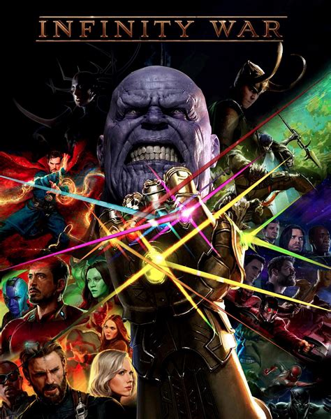 Infinity Gauntlet Inspired Avengers Infinity War Poster Rmarvelstudios