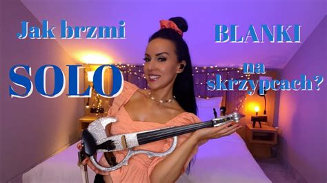 SOLO BLANKA Skrzypce Elektryczne Agnieszka Flis Cover Poland