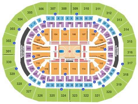 Chesapeake Energy Arena Seating Chart Rows Seats And Club Seats