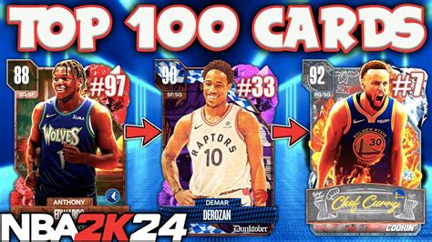 Ranking The Top Best Cards In Nba K Myteam Youtube