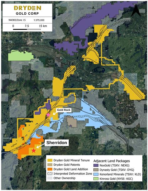 Dryden Gold Highlights Sherridon Property Historic Results And Details