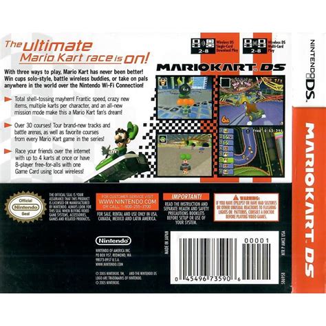 Mario Kart DS Nintendo DS 2 Detalhe Jogo Mídia Física Arena