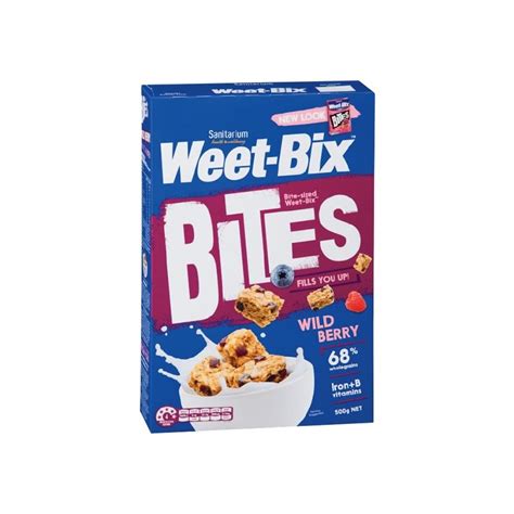 Weet Bix Bites 谷物即食麦片块 500 510克 健康谷物 低脂低卡 Ap澳洲中文网