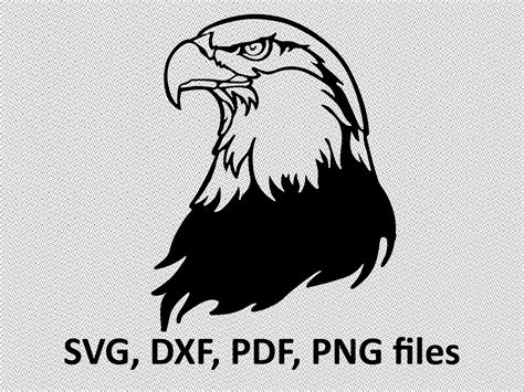 Bald Eagle Head Svg Bald Eagle Svg File Bald Eagle Png Bald | Etsy