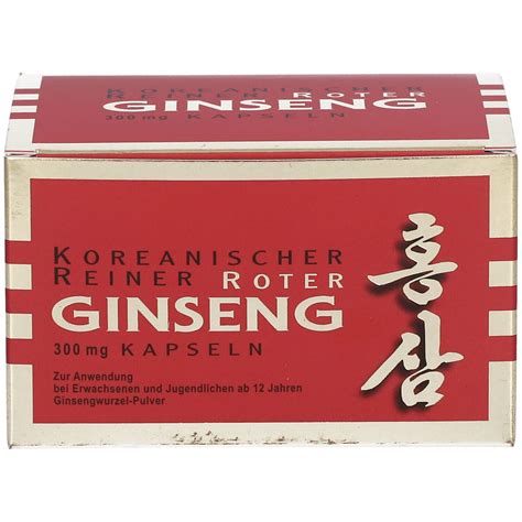 Roter Ginseng Kapseln 300 Mg 200 St Shop Apotheke