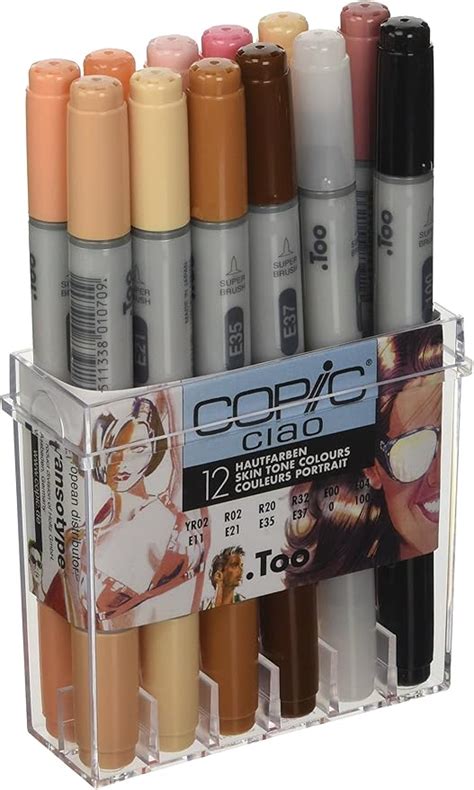 Copic Ciao Marker Set Skin Tone Pack Of 12 Amazon Ca Office Products