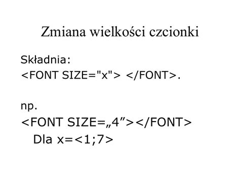 Formatowanie Tekstu Sabina Charasim Informacje Podstawowe HTML Posiada