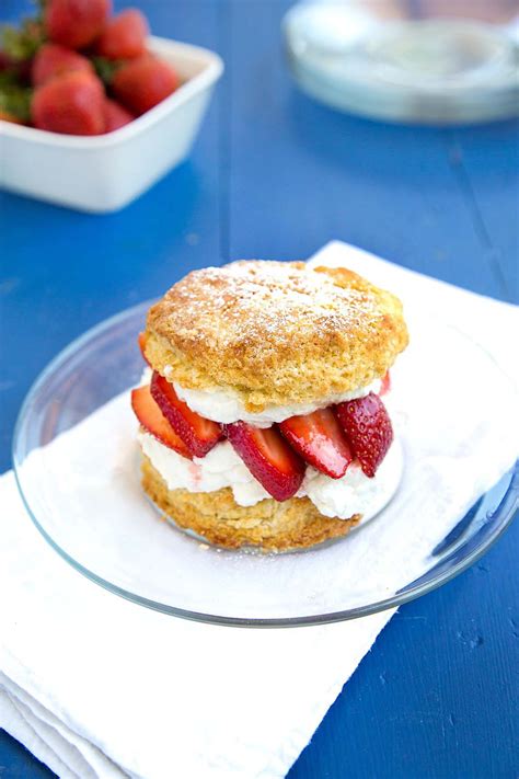 Scones Whipped Cream Strawberries Berries Recipes Individual