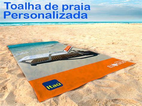 Toalha De Praia Personalizada Falconi Brindes