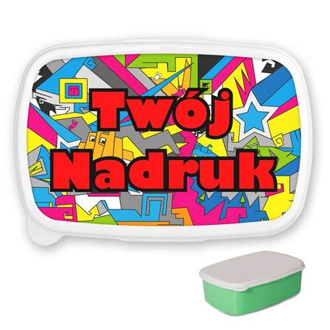 PUDEŁKO LUNCH BOX Z WŁASNYM NADRUKIEM NAPISEM LOGO 9033018826