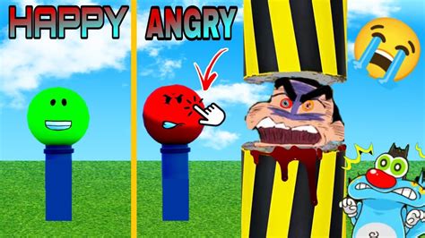 Roblox Don T Make The Button Angry Challenge With Shinchan And Oggy