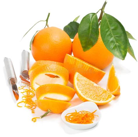 Zest Of Orange Fruit And Zester Stock Image Image Of Citrus Rind