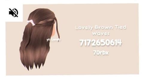 Pin By Porshea On Menu Brown Hair Roblox Brown Hair Roblox Id Roblox Codes